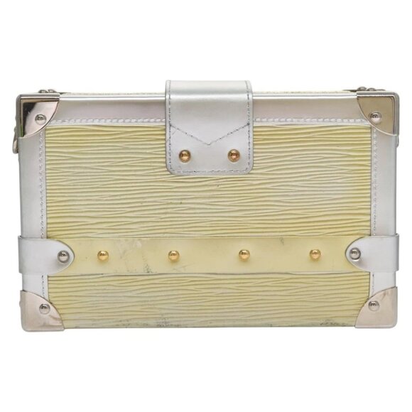 LOUIS VUITTON Epi Metallic Petite Mar Bag Silver Gold M54652 LV Auth 108234 - Picture 2 of 16